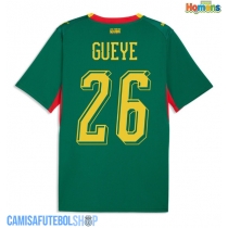 Camisa de time de futebol Senegal Pape Gueye #26 Replicas 2º Equipamento Mundo 2026 Manga Curta